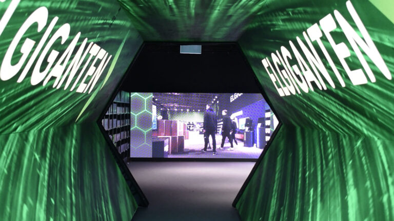 messe lys tunnel